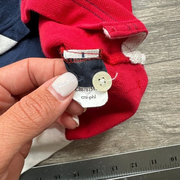 Tommy Hilfiger American Classics Flag Embroidered Polo Shirt Men's XXL RARE Y2K - Picture 7 of 15